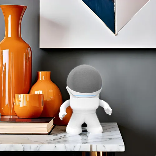 Miniatura 2 de Splin Soporte de escritorio Alexa Smart Speaker Echo Dot de 4ª o 5ª generación - Amazon Mr. Bill (blanco)