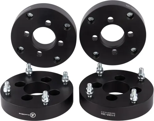 Miniatura 11 de Adaptadores de rueda ATV forjados negros de 4 x 110 a 4 x 156 de 1 pulgada con pernos de 12 x 1.25, compatibles con Honda-Suzuki-Yamaha-Kawasaki 4