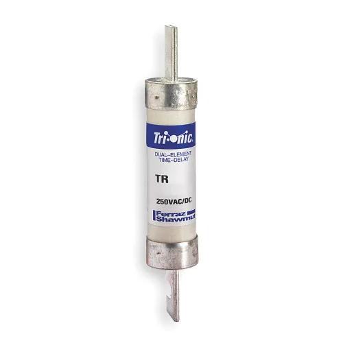 Mersen TR-R Tri-Onic Time-Delay/Class RK5 Fusible, 250VAC/250VCC, 200kA AC/20kA DC, 225 Amperes, 2-1/16" Diámetro x 8-5/8" Longitud