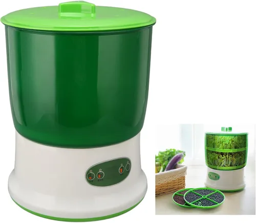 Kit de cultivo de brotes de frijol, máquina de brotes de frijol, máquina de brotes de frijoles de gran capacidad, grado alimenticio, alta seguridad,