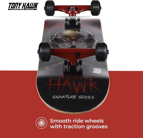 Miniatura 3 de Tony Hawk 31 inch Skateboard, Tony Hawk Signature Series 4, 9-ply Maple Deck Skateboard for Cruising, Carving, Tricks and Downhill