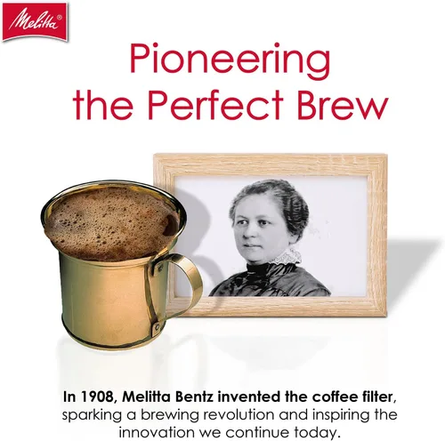 Miniatura 4 de Melitta Filtros de café en cono #4, bambú, 80 unidades (paquete de 6), 480 filtros en total, se adapta a todas las cafeteras de cono de 8 a 12 tazas