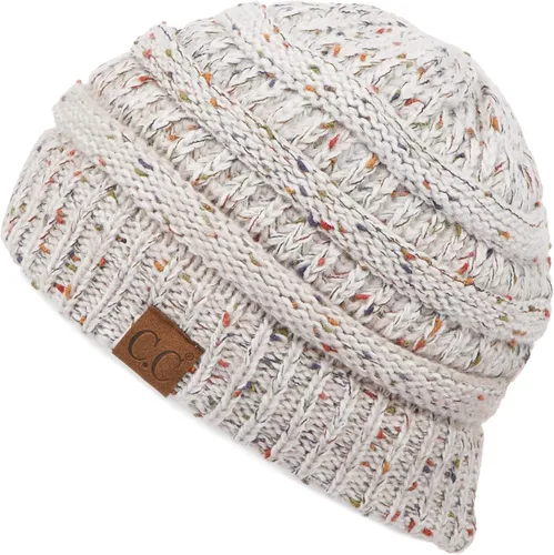 Miniatura 411 de C.C Trendy Warm Chunky Soft Stretch Cable Knit Beanie