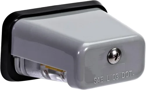 Miniatura 13 de TRUE MODS Luz LED Cromada para Placa de Matrícula para Remolque de Barco [Montaje en Superficie] [DOT FMVSS 108] [SAE L] [Impermeable] [12V DC] Cromo