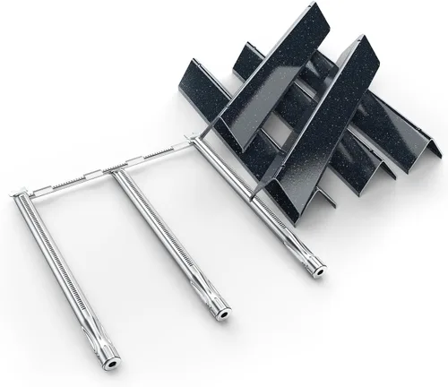Piezas de parrilla Uniflasy Spirit e310, barras saborizantes 7636 y kit de tubos de quemador 69787 para Weber Spirit y Spirit II 300 Series E310