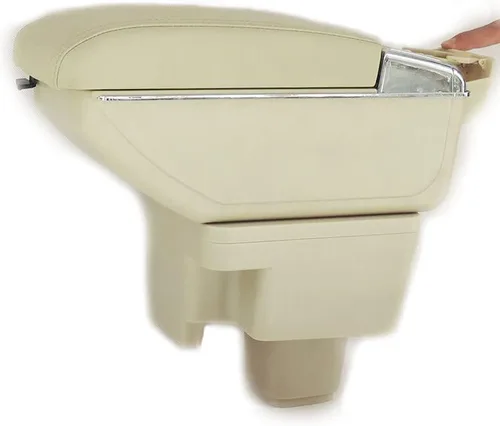 Caja de cuero del reposabrazos de la consola central del coche para Chevrolet Sail 2010 2011 2012 2013 2014 reposabrazos caja de almacenamiento