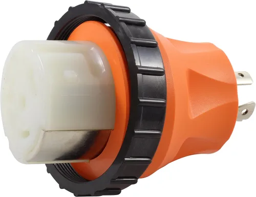 Miniatura 7 de AC WORKS Adaptador desmontable marino RV de 50 amperios (5-15P Hogar 15A Plug-Compact)
