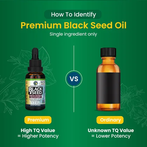 Miniatura 4 de Amazing Herbs Aceite de semilla negra de alta calidad, sin gluten, sin OMG, prensado en frío, Nigella sativa ayuda a la salud digestiva, apoyo