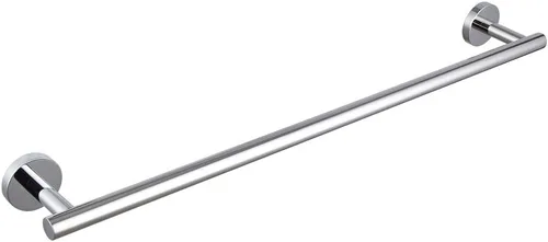 SUS 304 - Toallero de acero inoxidable de 24 pulgadas montado en la pared para baño, estilo moderno, acabado pulido