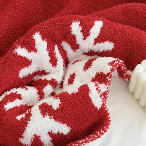 Miniatura 6 de NIDITW - Manta ultrasuave y acogedora de Navidad, cobija de microfibra tejida, muy ligera y esponjosa, de forro polar, para sofá, sofá cama, 50 x 60