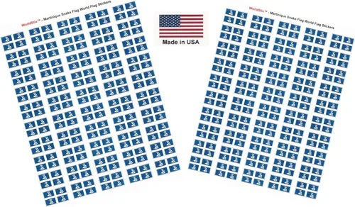 Miniatura 225 de 100 calcomanías de la bandera de Alaska; 1.5" x 1" hechas en Estados Unidos, calcomanías autoadhesivas de la bandera del estado para álbumes