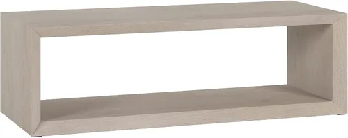 Miniatura 10 de Henn&Hart Mesa auxiliar rectangular de madera de 48 pulgadas con estante de almacenamiento abierto para sala de estar, sala familiar u oficina
