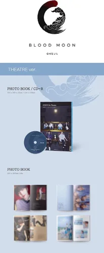 Miniatura 5 de ONEUS BLOOD MOON 6th Mini Album 3 Version SET CD+1p Poster+PhotoBook+PhotoCard+Message PhotoCard SET+Tracking Kpop Sealed