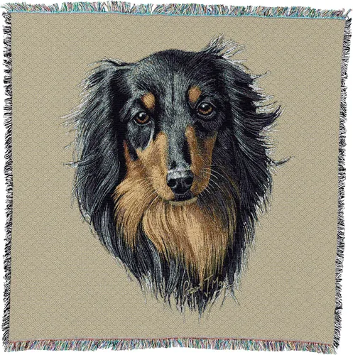 Miniatura 18 de Pure Country Weavers Robert May - Manta cuadrada para regazo de sabuesos afganos, regalo para los amantes de los perros, manta de tapiz tejida