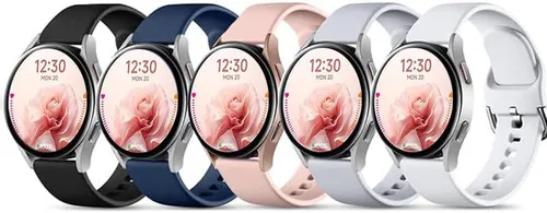 AR-01 - Correas de reloj inteligente, correas ajustables de silicona suave compatibles con Fitpolo AR-01, Aeac AR-01 Smartwatch (paquete de 5)