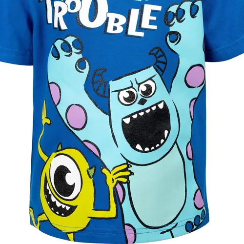 Miniatura 6 de Disney Winnie the Pooh Lion King Pixar Monsters Inc Toddler Boys T-Shirt and Mesh Shorts Outfit Set Toddler to Big Kid
