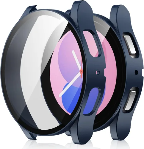 Miniatura 23 de Amizee Paquete de 2 fundas protectoras de pantalla compatibles con Samsung Galaxy Watch Ultra (2025/2024) de 1.772 pulgadas, con protector de negro