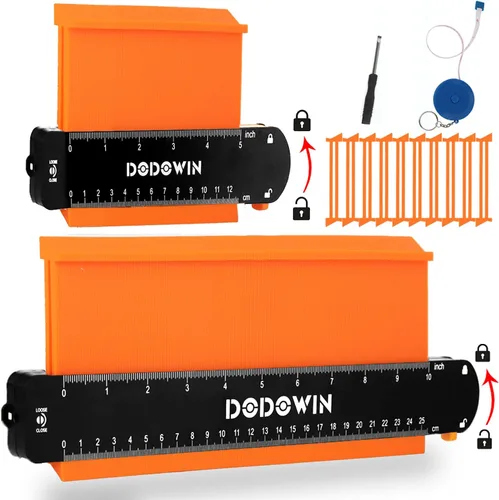 Miniatura 10 de dodowin Medidor de contorno conectable de 10+5 pulgadas, regalos de Navidad para hombre, para papá, él, marido, relleno de calcetines para hombres