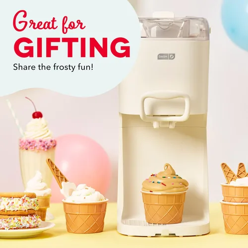 Miniatura 8 de Dash Máquina de helado suave Yogur congelado, sorbete y gelato – Máquina de helado de encimera para el hogar con tazón congelador, canal