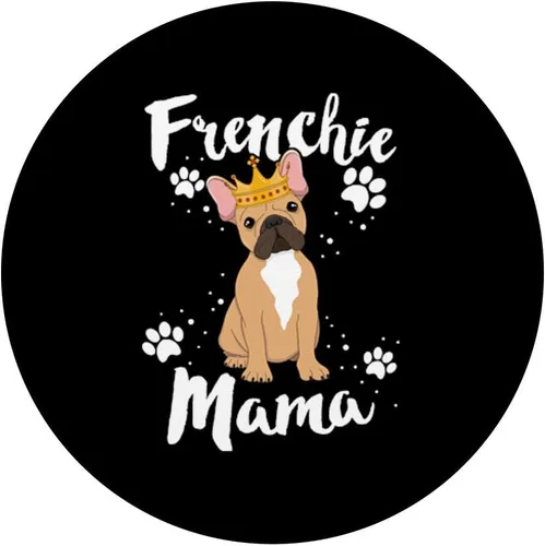 Miniatura 3 de French Bulldog Frenchie Mama - Soporte y agarre para teléfonos y tabletas, Negro