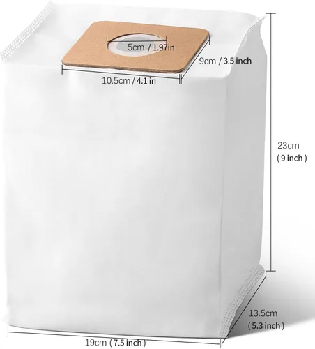Miniatura 2 de Gudotra Paquete de 10 bolsas de filtro HEPA de repuesto VACBP6 para aspiradora Atrix Ergo de 8 cuartos de galón, repuesto VACBP1 VACBP36V VACBPAI