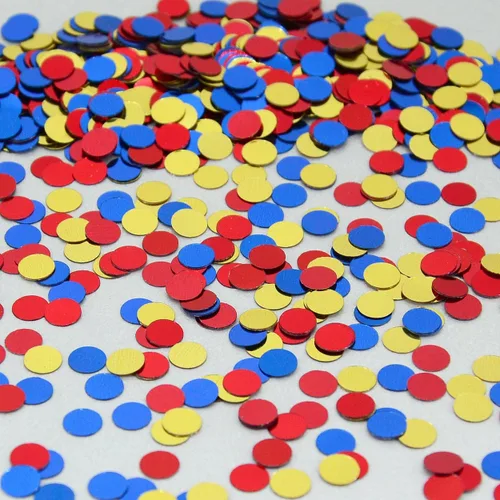 Miniatura 8 de Copa Mundial Año 2022, estrella azul oscuro, rojo y amarillo para Colombia, Ecuador, Rumania, Venezuela, 2 bolsas de media onza (1 onza) #3618 - Q23