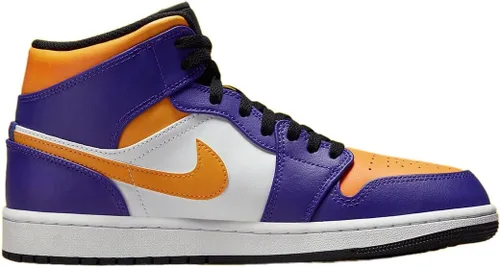Miniatura 2 de Jordan Air Jordan 1 Mid DQ8426 517 Lakers para hombre, talla 8.5, Kleur Als Op Fotos