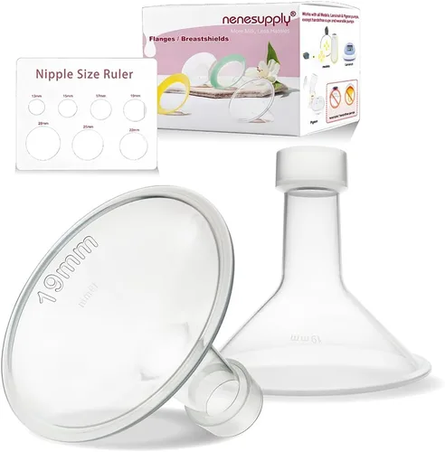 Miniatura 31 de Nenesupply Brida suave de 19mm compatible con piezas de extractor de leche Medela, repuesto de brida de 19mm para accesorios Medela compatibles