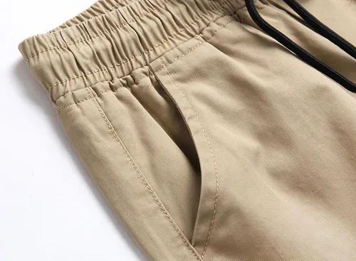 Miniatura 3 de LOKTARC - Pantalones de chándal con cordón para niños, diseño de camuflaje