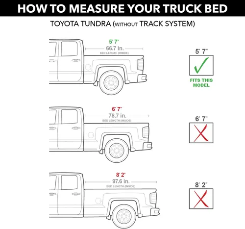Miniatura 2 de RealTruck Extang Trifecta 2.0 Cubierta Tonneau plegable suave para caja de camioneta 92460 Se adapta a Toyota Tundra 2014 - 2021 sin sistema