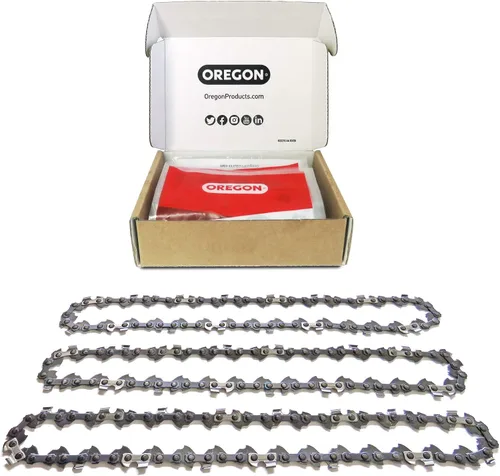 Miniatura 2 de Oregon Paquete de 3 cadenas de motosierra S62 AdvanceCut para barra de 18 pulgadas, 62 eslabones de transmisión y kit universal de afilado