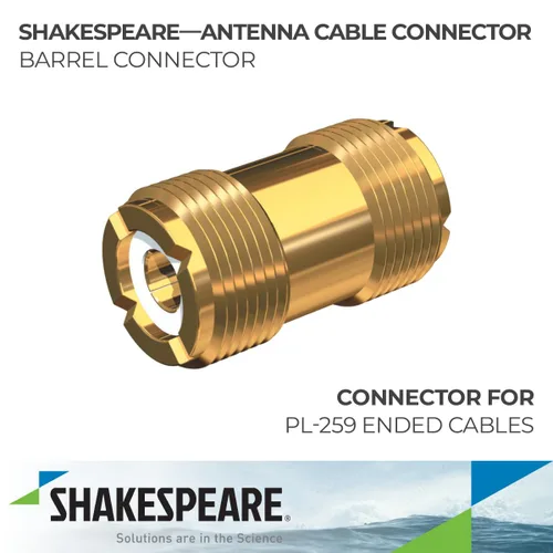 Miniatura 2 de Shakespeare Conector de barril PL-258-G para cables terminados PL-259