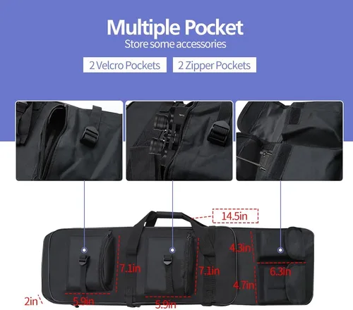 Miniatura 5 de RUBY.Q Bolsa de 32"/37"/46"/52", estuche portátil para almacenamiento y transporte