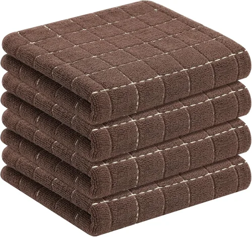 Miniatura 186 de Homaxy Paños de cocina 100% algodón de felpa, toallas de cocina ultra suaves y absorbentes para la cocina, adecuadas para secar y lavar platos