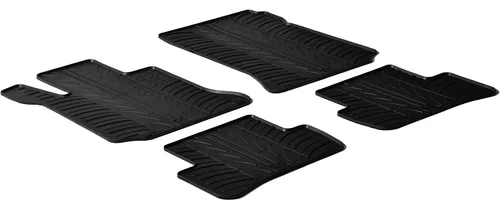 Miniatura 7 de Gledring USA - Tapetes de carga de goma personalizados para todo tipo de clima, diseñados para Mercedes Benz GLC X253 2016-2022, no se requiere
