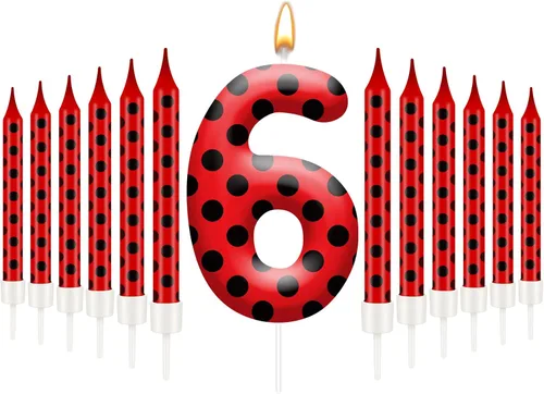 Miniatura 68 de 13 piezas de velas temáticas de coches de carreras para cumpleaños en negro y blanco con número de carrera 1 a cuadros, velas para tarta de coche