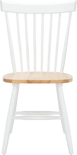 Miniatura 15 de SAFAVIEH Furniture - Juego de 2 sillas de comedor Parker Spindle, color blanco roto - madera maciza - Diseño clásico de Windsor - Ideal para Blanco