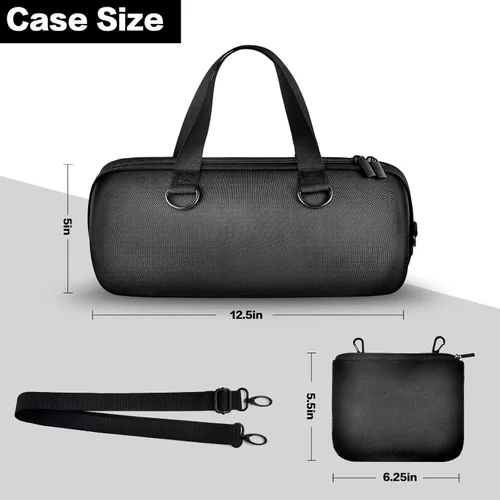Miniatura 5 de Funda rígida para JBL Xtreme 3/Extreme 2, portátil, impermeable, inalámbrico, Bluetooth, soporte de almacenamiento de viaje con bolsa de bolsillo