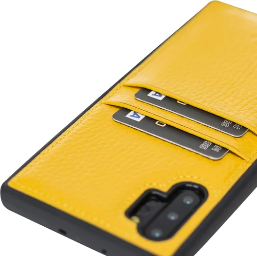 Venito Capri - Funda de piel tipo cartera compatible con Samsung Galaxy Note 10 Plus (6.8 pulgadas), extra segura, con bloqueo RFID y cubierta