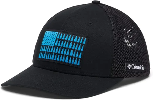 Miniatura 1060 de Columbia - Gorra de malla con bandera con árboles unisex para adultos, corona alta