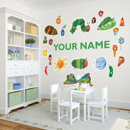 Miniatura 2 de Oliver's Labels Calcomanía de Pared Personalizada Premium de Tamaño Real para Decoración de Habitación de Niños - Despegar y Pegar, Extraíble