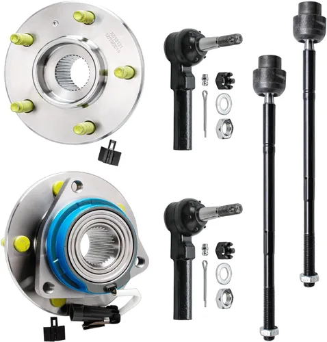 Miniatura 94 de Detroit Axle - Kit de nudillos de dirección delantera izquierda para Ford Edge Lincoln MKX 07-10, cojinete de rueda del lado del conductor, nudillo