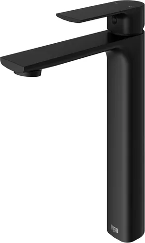 Miniatura 13 de VIGO Davidson VG01043MB - Grifo de baño de un solo mango de 6 pulgadas de alto, color negro mate