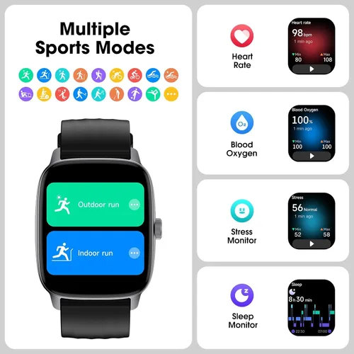 Miniatura 4 de DAVIKO Reloj podómetro, apto para personas mayores, no requiere aplicación/teléfono, reloj de seguimiento de fitness impermeable con contador