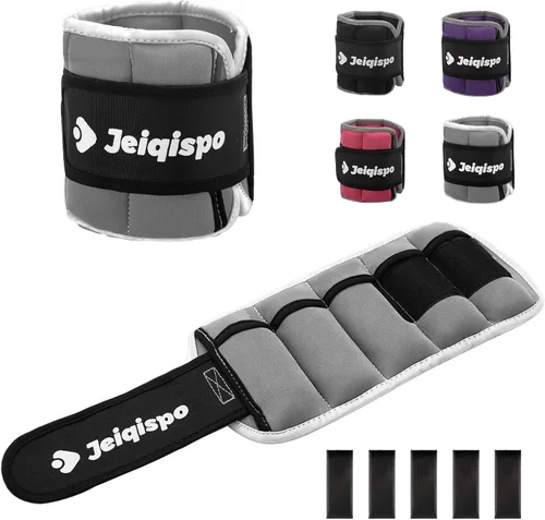 Miniatura 9 de Pesas ajustables para tobillo 1 par de 4 10 libras con peso extraíble para hombres, mujeres y niños, fuerza pesada para fitness, gimnasio