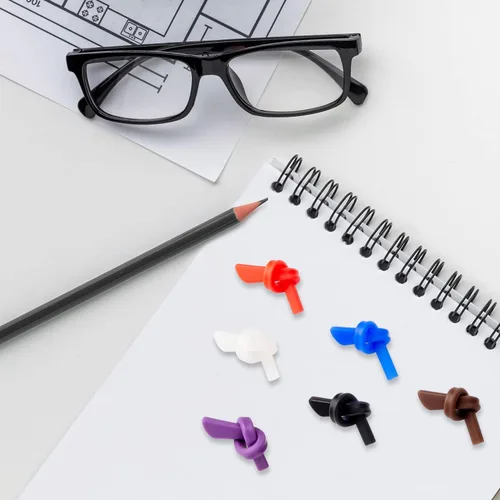 Miniatura 7 de 12 pares de puntas de silicona antideslizantes para las orejas, funda de tubo, puntas de repuesto suaves solo para lentes de sol de alambre fino