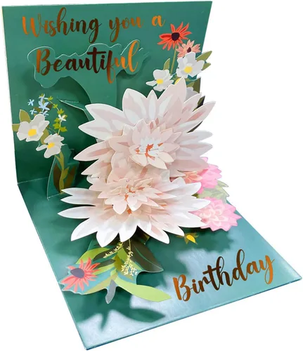 Miniatura 15 de Butterfly Birthday Card, Pop up Birthday Cards for Women Wife Kids, 3D Greeting Cards, Thank You Card, Anniversary Card, Butterfly Gifts for Women