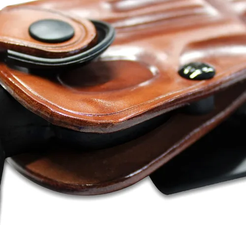 Miniatura 6 de Masc OWB - Funda de cuero con correa de retención, se adapta al modelo 2-441031T, 2-441039T, 2-441031MAG, 2-441039MAG Judge 4510 Marco de acero