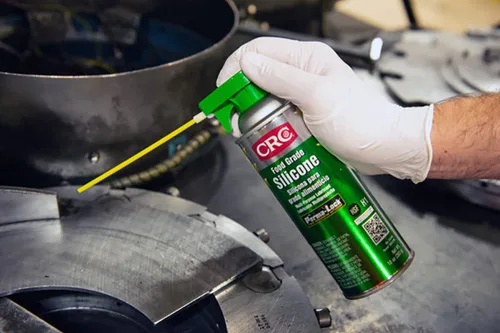 Miniatura 2 de CRC Silicona de grado alimenticio, 10 onzas de peso, lubricante de silicona multiusos para aplicaciones de alta temperatura, spray de aerosol