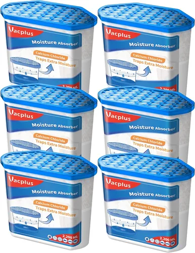 Miniatura 4 de Vacplus - Cajas de absorción de humedad, 10.5 onzas, deshumidificadores fragantes para armario, recolectan la humedad de baños, cocinas y estudios